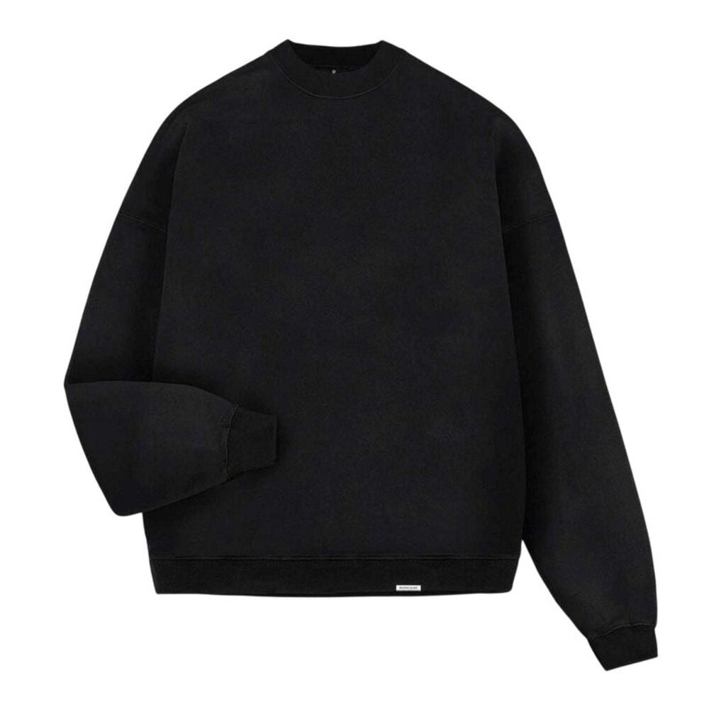Represent Mens Initial Crew Neck Sweatshirt / Black